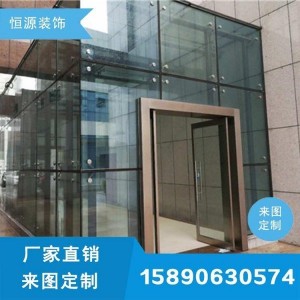 2024新型玻璃幕墙 别墅幕墙施工 恒源一站式施工服务 实力商家